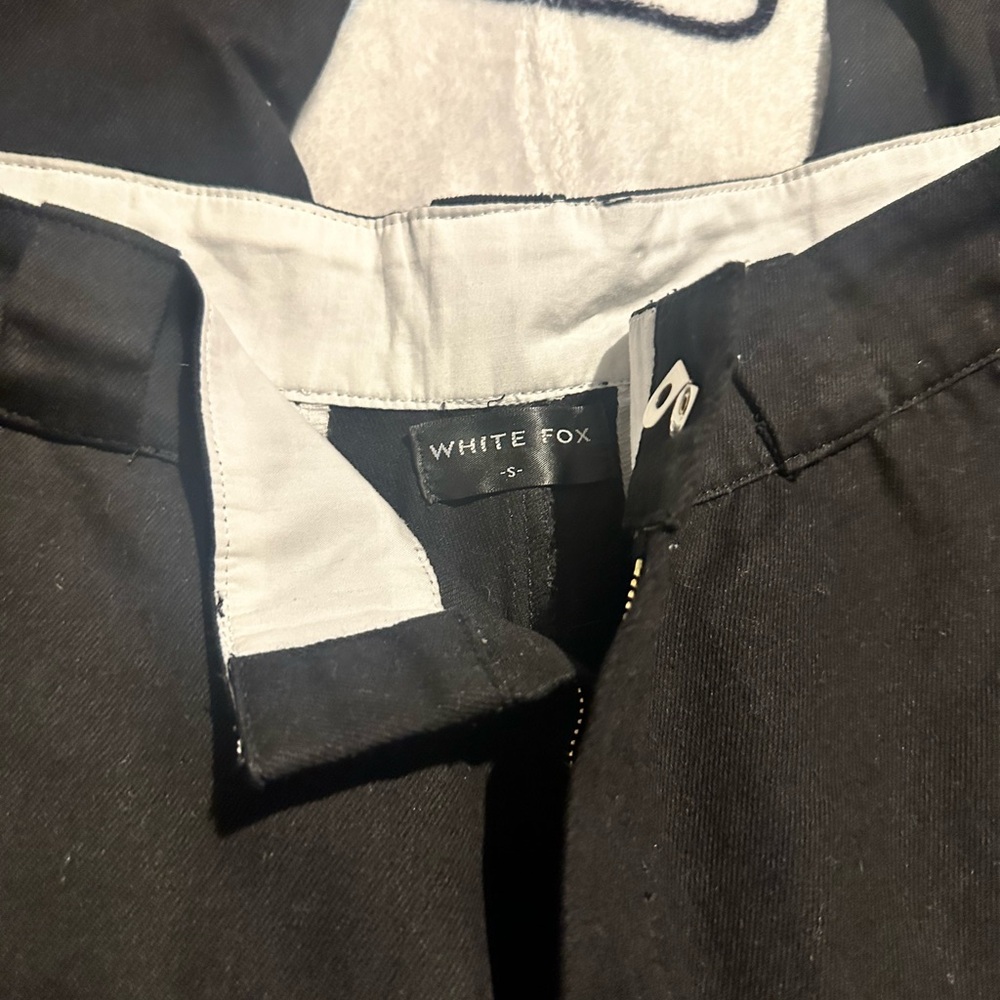 White fox cargo pants